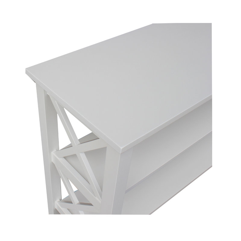  Rossitano 48'' Solid Wood Console Table, White