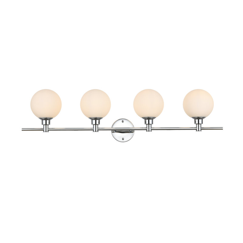 Carmie Dimmable Vanity Light, Chrome, 4 Lights