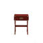 Table d'appoint à finition rouge-748495399