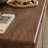 Retro style black walnut TV stand