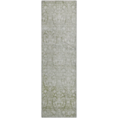 Premium Machine Washable Glanton AMF1231 Damask Rug