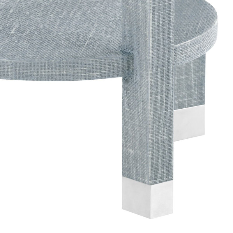 Claudette End Table, Gray, Gray