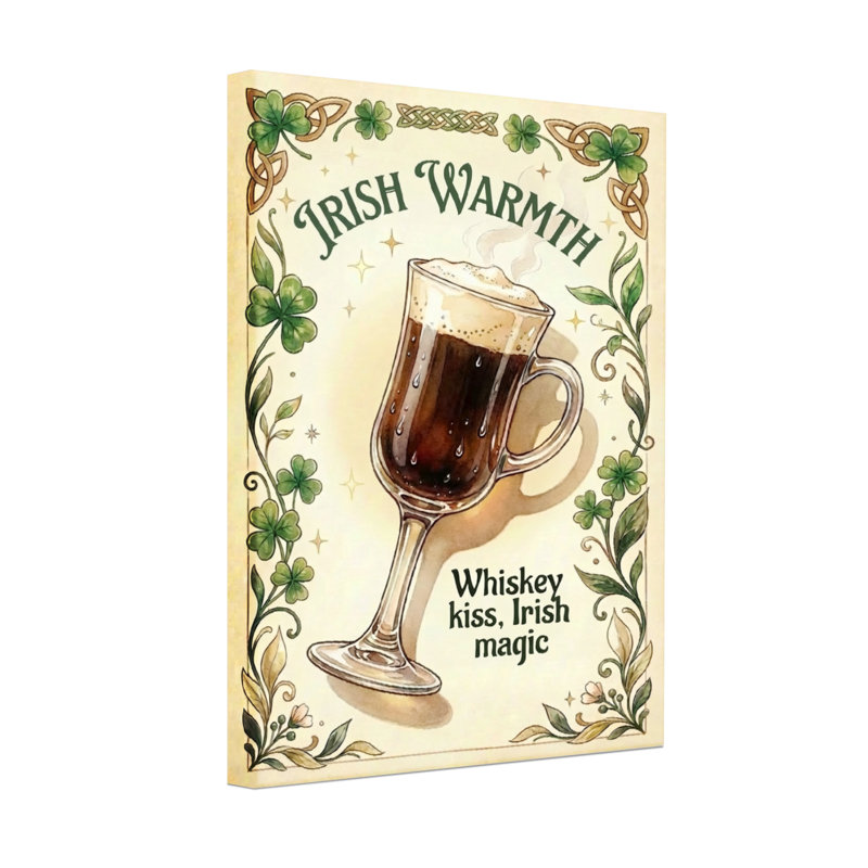 Mode irlandaise chaleur Whiskey Kiss Irish Magic, H 18 po x l 12 po