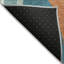Tapis bleu sarcelle lavable intérieur / extérieur Petala -1748182576