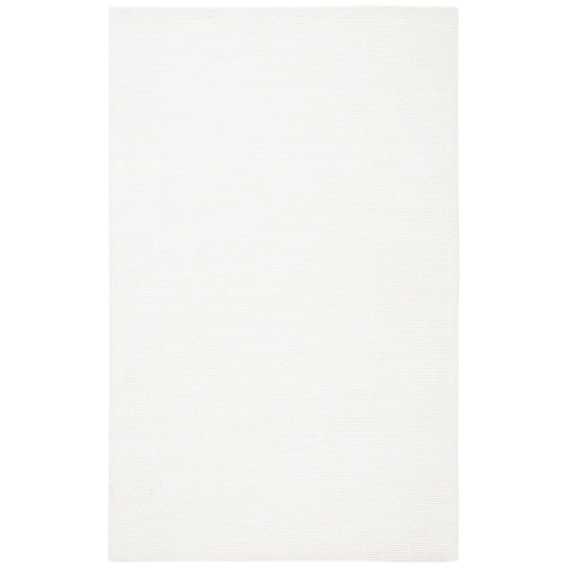 Tapis ivoire touffeté à la main Mersudin, Rectangle 3 pi x 5 pi