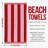 Chira Oversized Stripe Cabana 100% Cotton Beach Towel-744814577-798791768