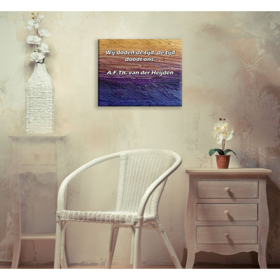 Artsy Quote By A.F.Th. van der Heijden Gallery Wrapped Canvas