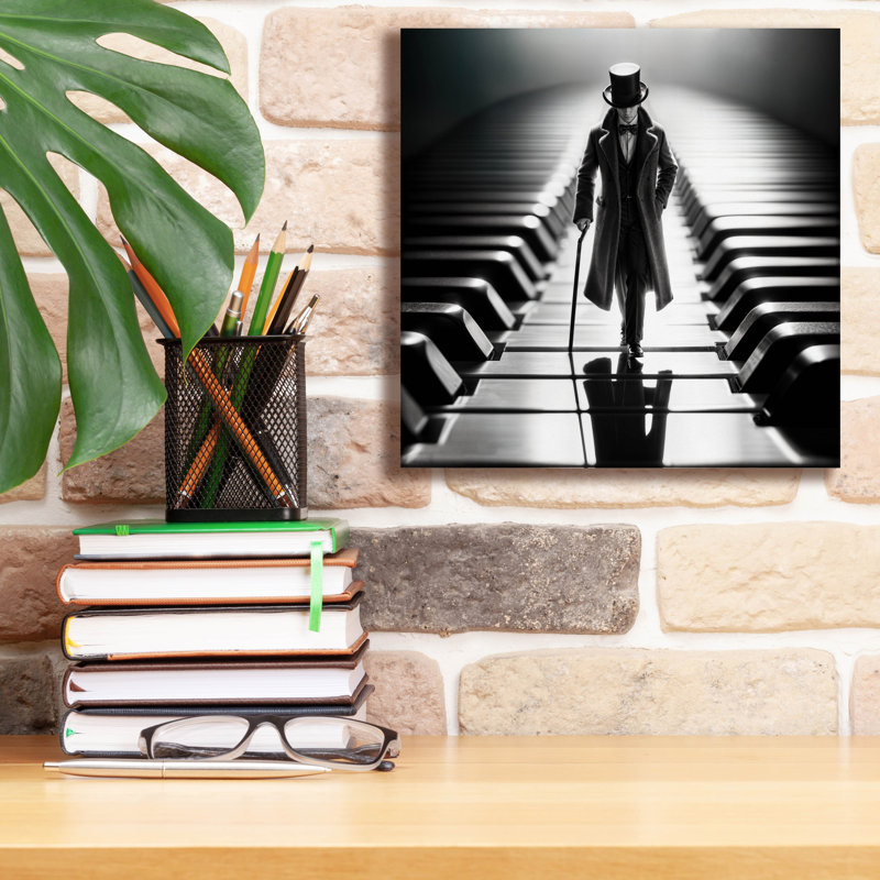 «Musical Steps 2» par KIR.DART, art mural sur toile, H 12 po x l 12 po x P 0,75 po