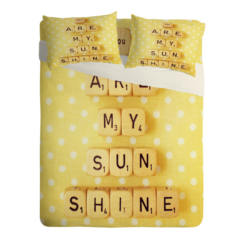 Taie d'oreiller Happee Monkee You Are My Sunshine, Très grand