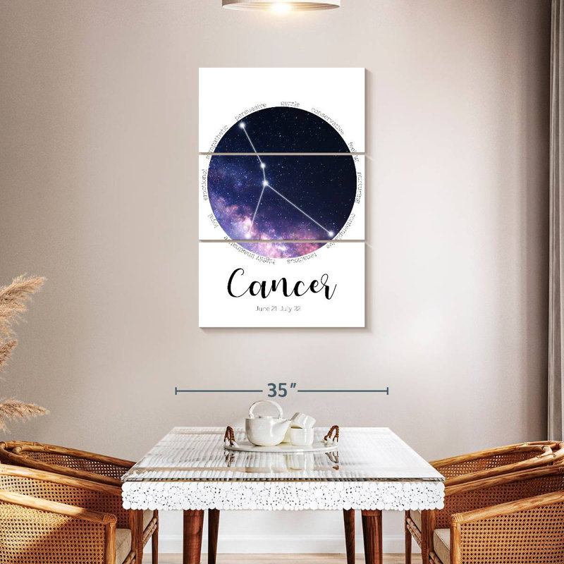 Adella Cancer Star Constellation, 45" H x 28" W