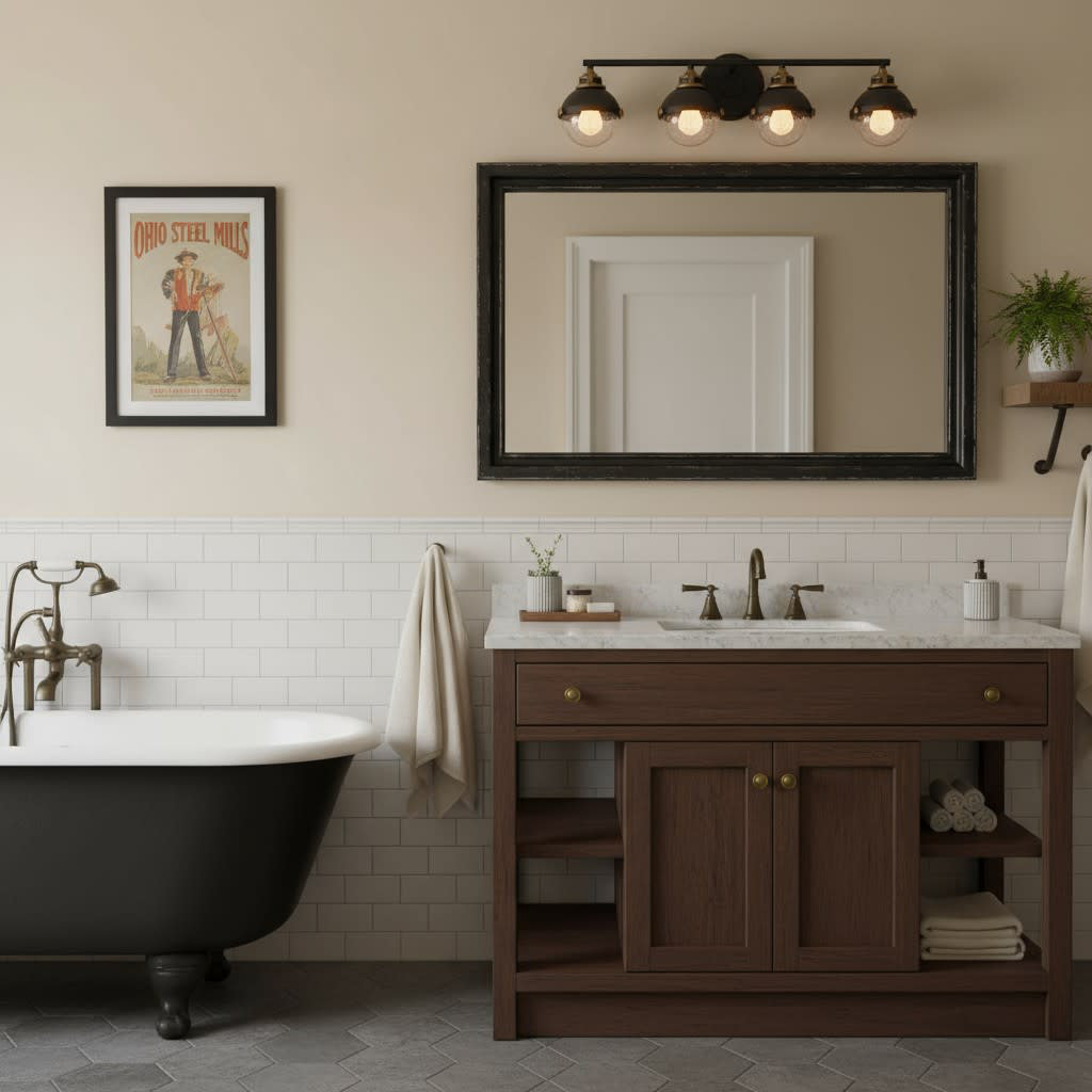 Kyoto 4-Light Dimmable Vanity Light