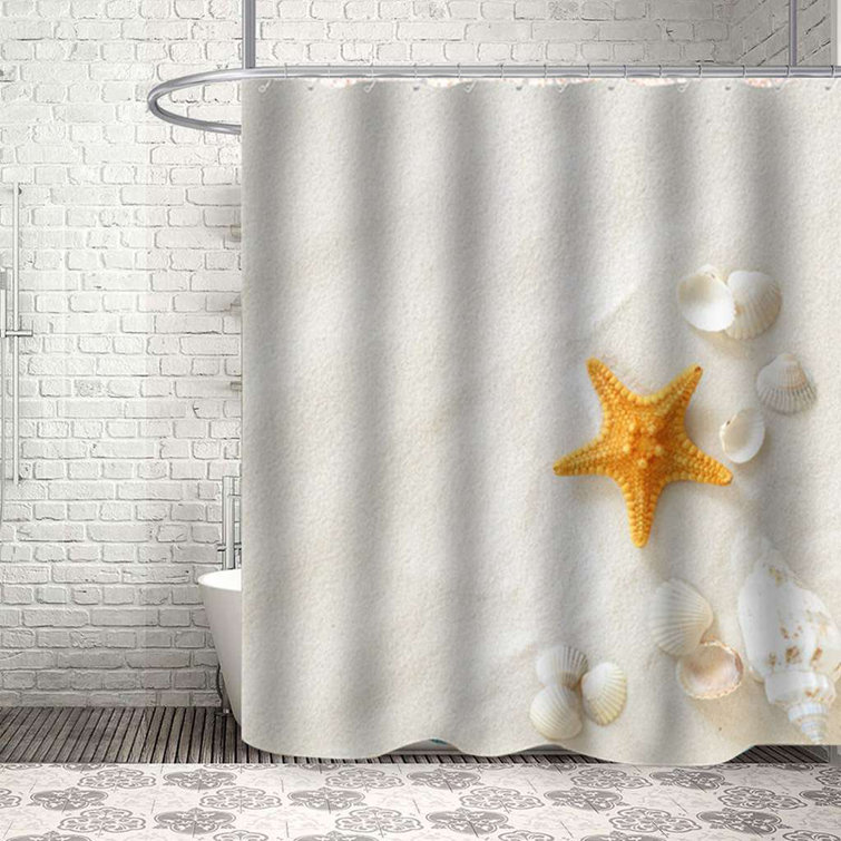 Korovia Shower Curtain with Hooks Included