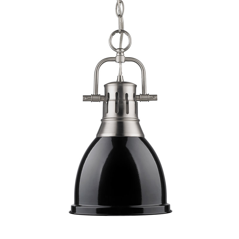 Alethia 1 - Light Pendant, Pewter, Black