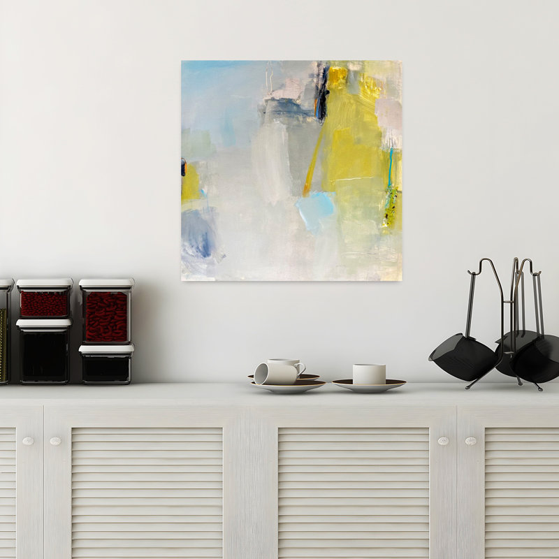 Quiet Sounds, art contemporain abstrait, H 18 po x l 18 po