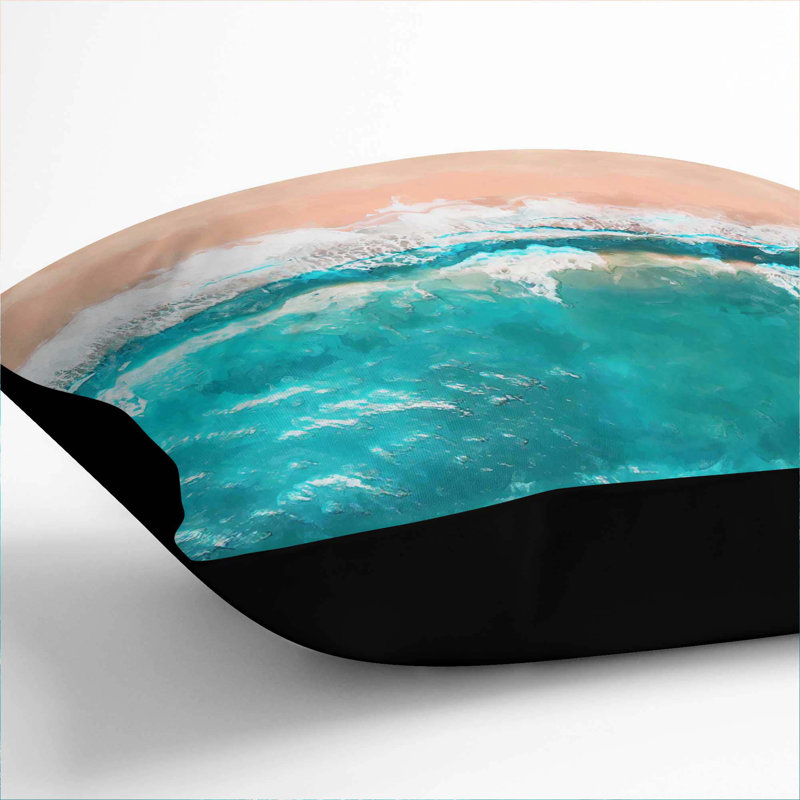 Square Throw Cushion, 55 x 55 cm, Black