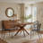 70.8"W Oval Solid Wood Base Dining Table-596164007