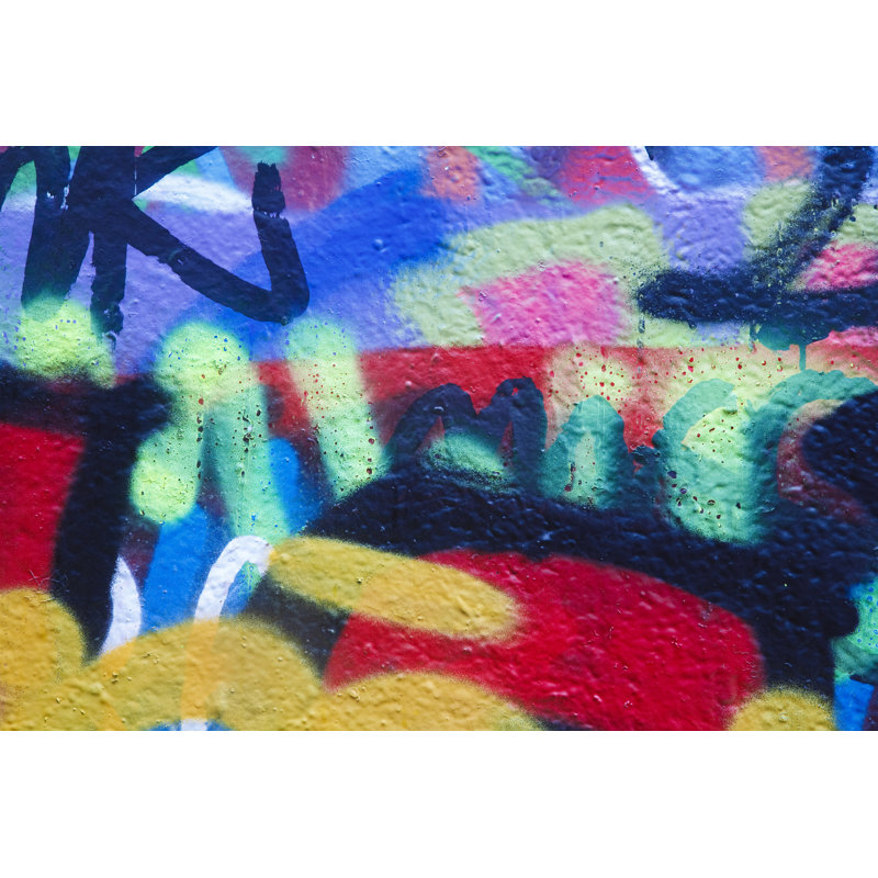 Graffiti - Wrapped Canvas Print, 30cm H x 46cm W x 3.8cm D