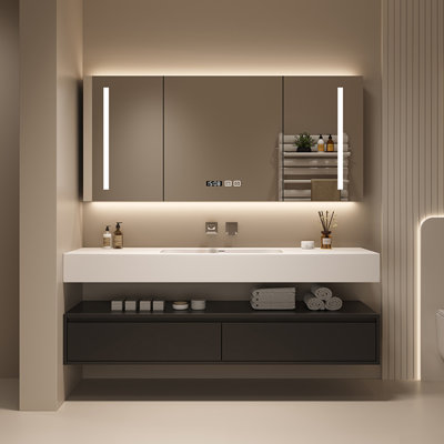 Fashionable French-style bathroom cabinet