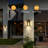 Oil Rubbed Bronze Dusk to Dawn Outdoor Wall Sconce Lights Lantern with Built-in 10W LED-1807657418