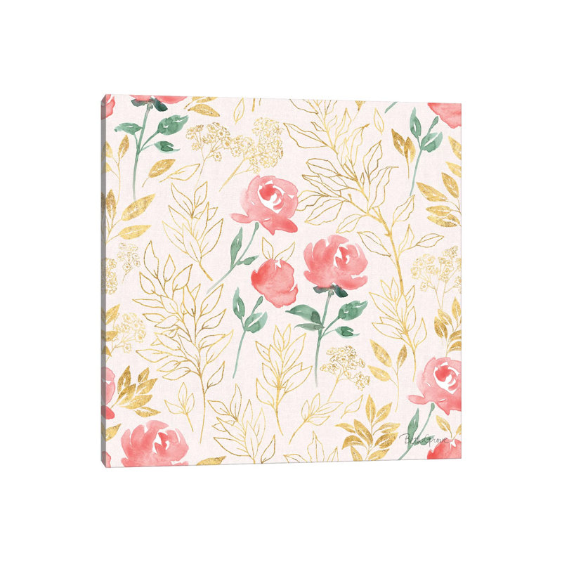 All You Need Is Love Pattern IIB by Beth Grove - Wrapped Canvas Print, 30.48 cm H x 30.48 cm W
