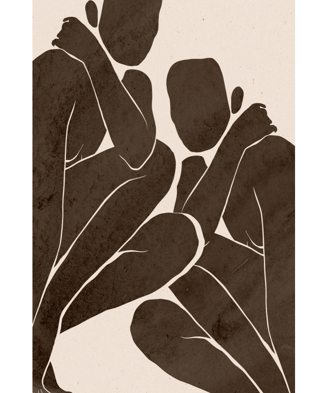 Restingbodyno04 by Treechild — Portrait Wall Art, 24 × 36, Framed Print, Gold