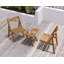 Ensemble de petite table pliante et ensemble de chaises pliantes avec 2 chaises et une table HiPS-306344480