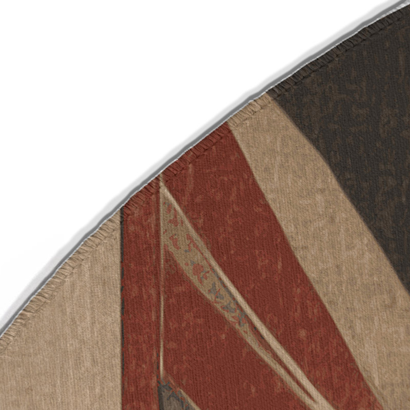 Regal Bloom Indoor And Outdoor Area Rug, Round 5'