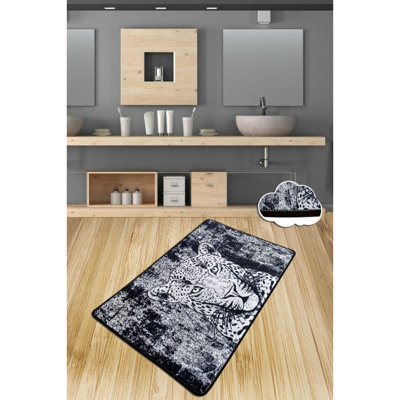 Antibacterial Bathmat, 100% Polyester, 27.6 x 47.2 inches | Non-Slip Underside, 700 GSM, Machine Washable at 86°F | Soft and Durable, Ideal for Bathroom Safety & Comfort, Easy Care and Maintenance
