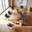 Bushey Rectangular Solid Wood Dining Table and Chair Set in Original Wood Colour-1596403989