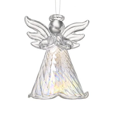 8cm Glass Hanging Figurine Ornament