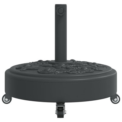 Base de parasol Arlmont & Co. avec roues pour poteaux de 1,5 po / 1,9 po de diamètre