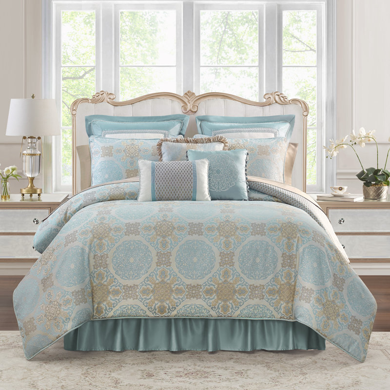 Jonet 6PC Comforter Set, Queen Comforter + 5 Additional Pieces