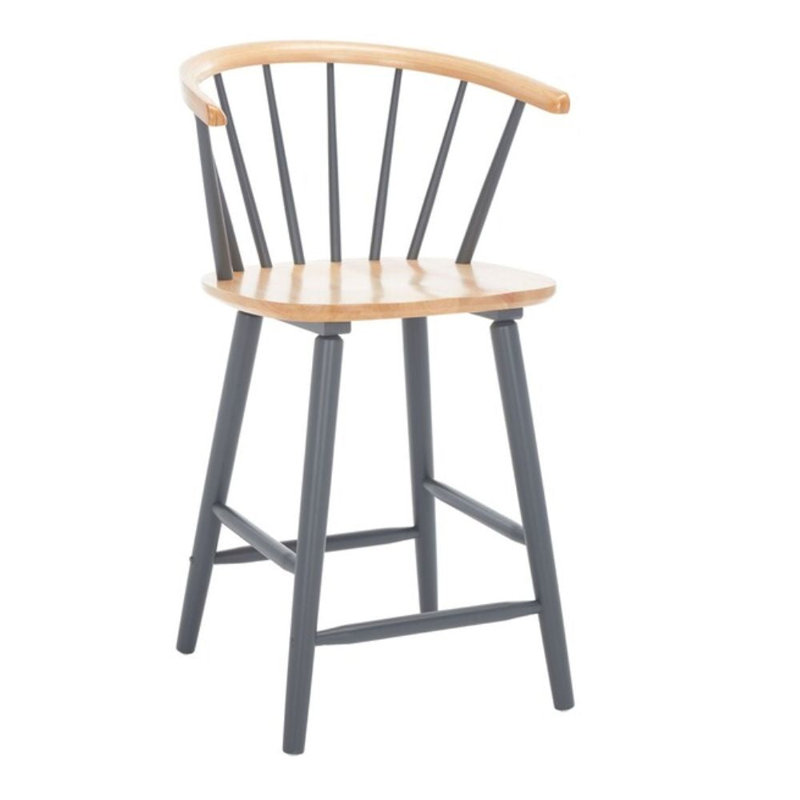 Jarir Counter Stool, Gray/Natural