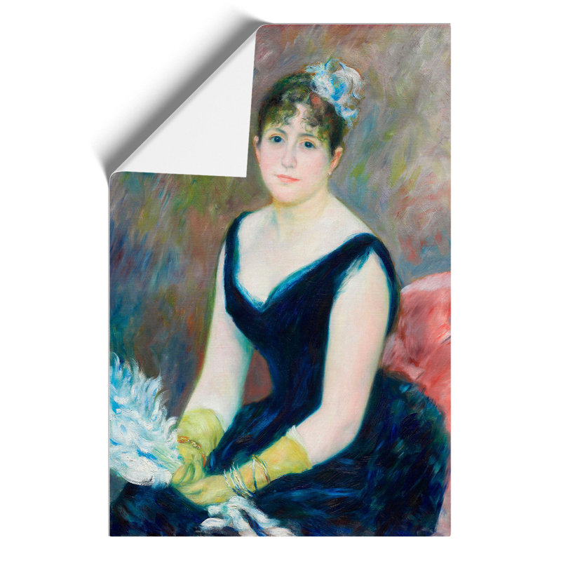 Madame Leon Clapisson by Pierre Auguste Renoir - Frameless Print, 30cm H x 21cm W x 0.1cm D
