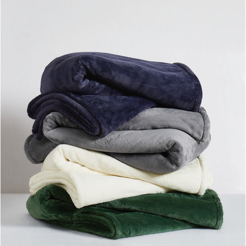 Ballast Bed Blanket, Queen, Dark Green