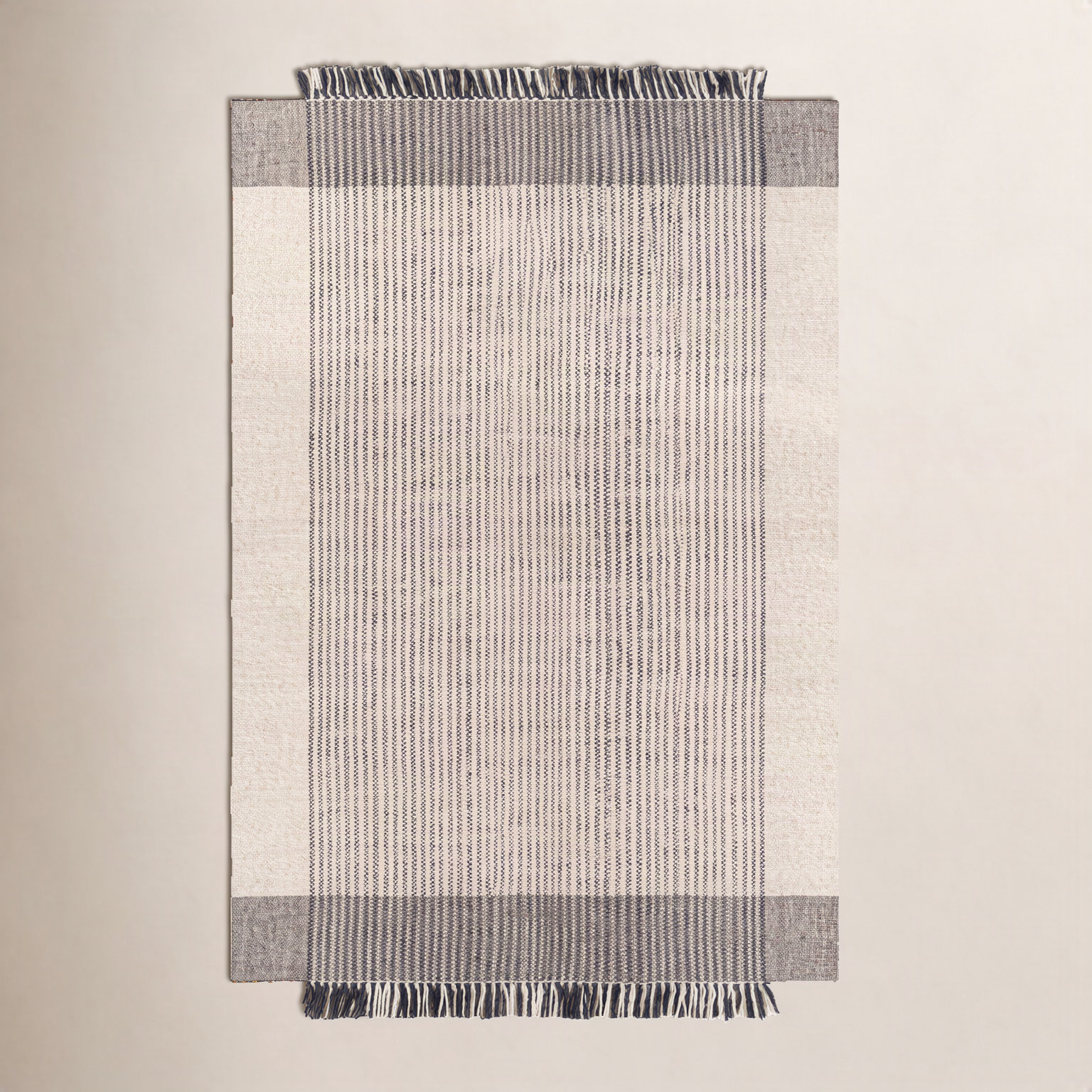 Tina Hand-Woven Striped Rug, Rectangle 2' x 3'