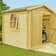 Rossano 9 Ft. W x 9 Ft. D Tongue and Groove Apex Wooden Shed