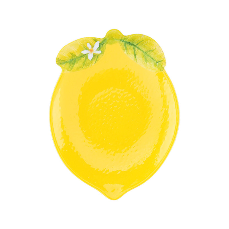12-Piece Mini Lemon 5" Melamine Plate