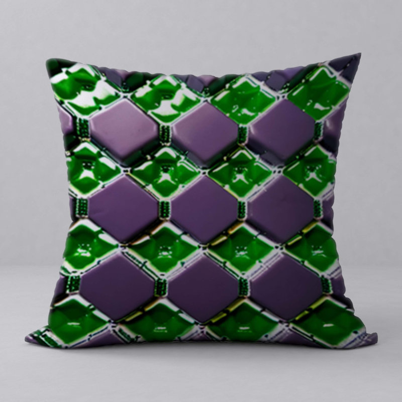 Oreiller New ManosMorenas, caractère et motifs vibrants / taille 18 po x 18 po