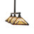 3 - Light Craftsman Brown Pendant