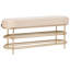 100% Polyester Upholstered Storage Bench-935601482
