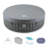 4-6 Person Round Outdoor Spa Portable Inflatable Tub With Control Panel, 130 Soothing Bubble Jets With Heater Pump, Filter Cartridge, Grey