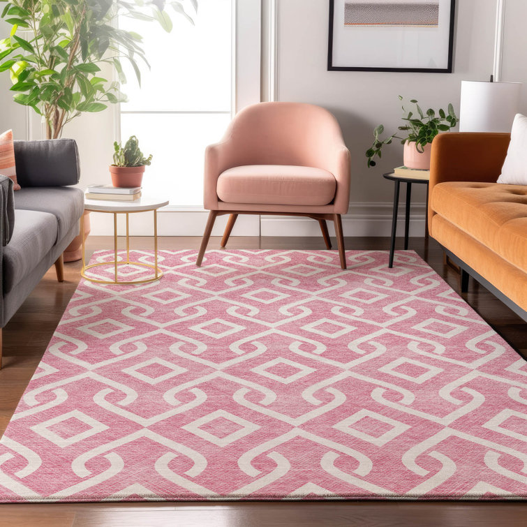 Premium Machine Washable Cerrito Blush Rug