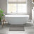 1 PCS 100% Cotton Tufted 3000 GSM Reversible Bath Rug Charcoal-187538804