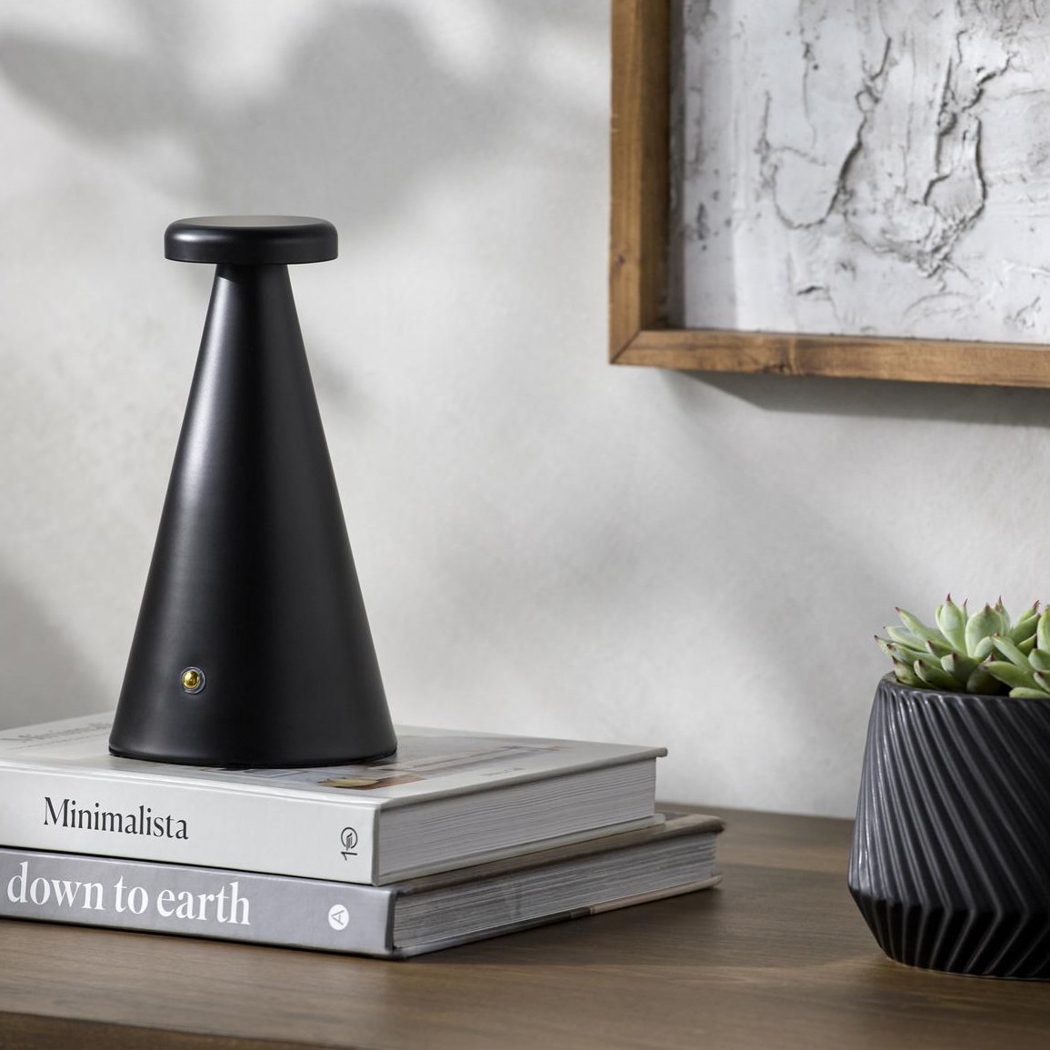Accent Table Lamp, Black