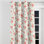 Rideaux à motif floral - Rideau à œillets Bomer - 1 panneau