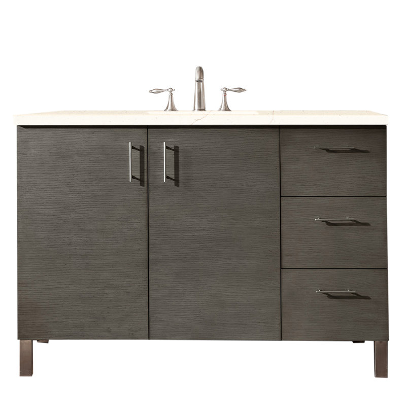 Dodie 48'' W Single Vanity, Silver Oak, Cala Blue