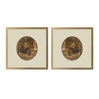Animals Framed Painting Canvas