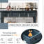 Console bleu marine avec construction classique et options de rangement de tiroir-1389204662