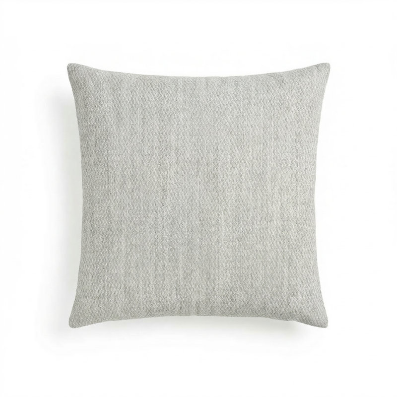 24X24 Fitted Down Feather Throw Pillow, Square 24", Gray Toile 2, Feather